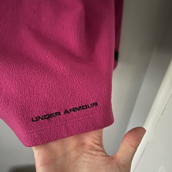 Under Armour 1/4 Zip Fleece Pink Medium - Picture 6 of 10